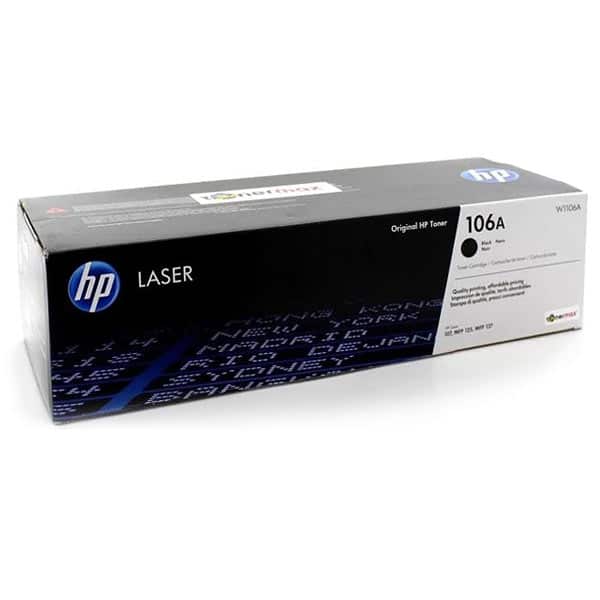 Упаковка картриджа HP W1106A (106A) для лезерного принтера/МФУ