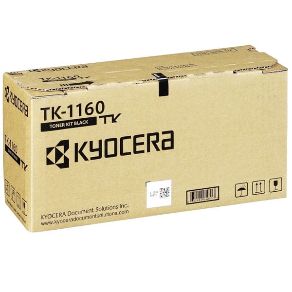 Упаковка картриджа Kyocera TK-1160 (1T02RY0NL0) для лезерного принтера/МФУ